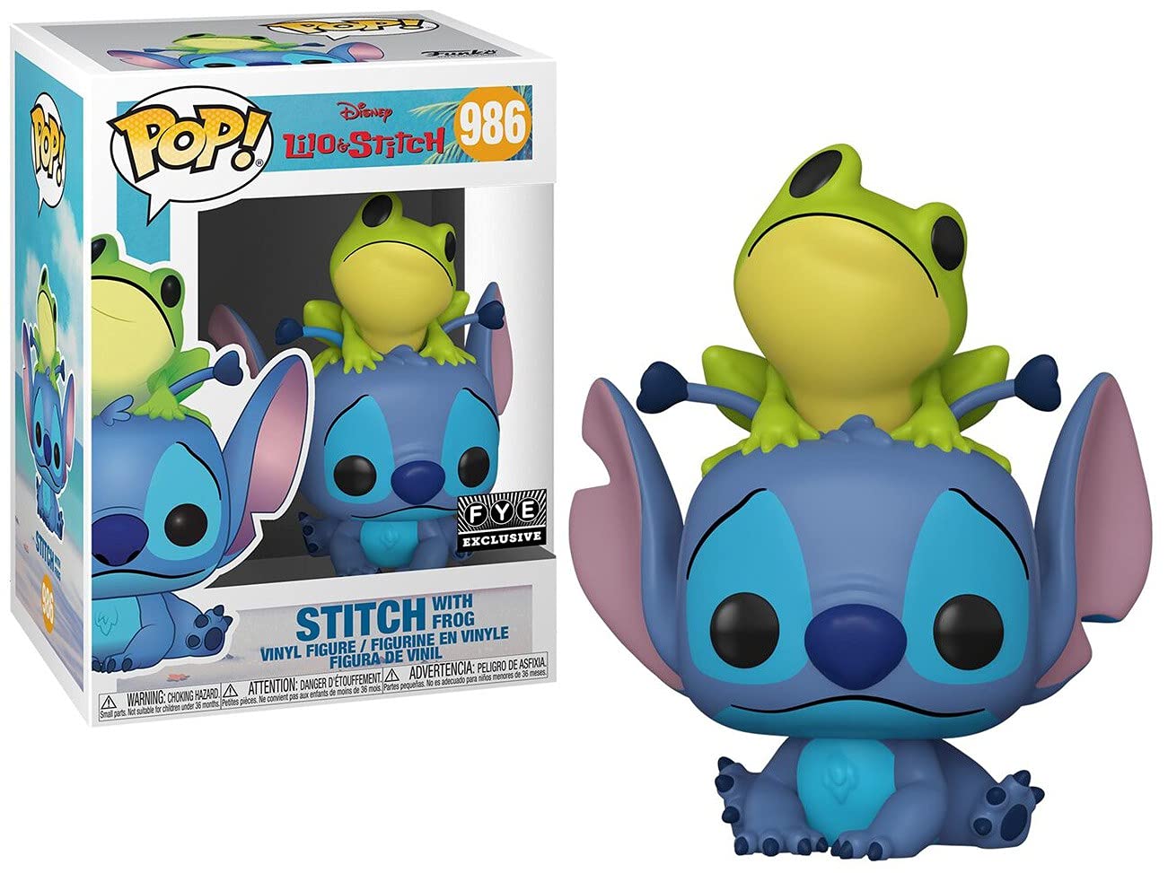 Pop! Disney: Lilo & Stitch - Stitch w/ Frog (Exc)