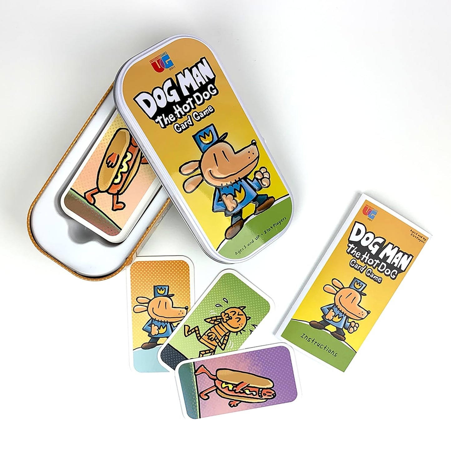 Dog Man Hot Dog Game Tin