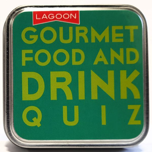 Gourmet Food And Drink Quiz Tin