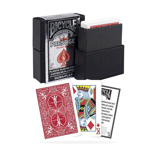Playing Cards: Bicycle Prestige Rider Back Mix Blue/Red