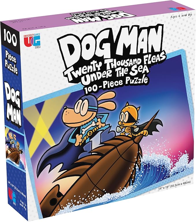 Dog Man Twenty Thousand Fleas Under the Sea Puzzle