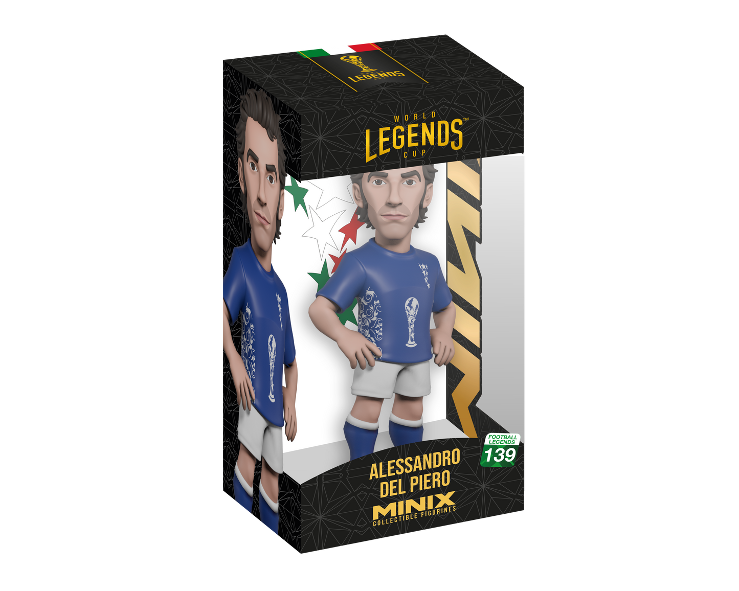 Minix Football Legends Italy Del Piero 12 Cm