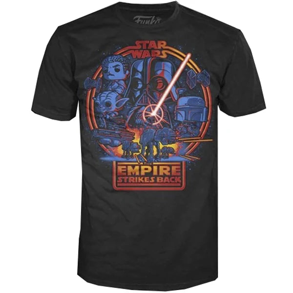 Pop Tee! Star Wars - Empire Strikes Poster L