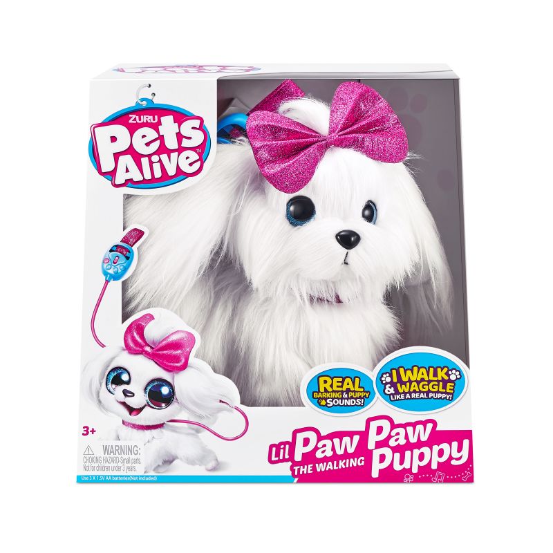 Pets Alive Lil' Paw The Walking Puppy 1pc