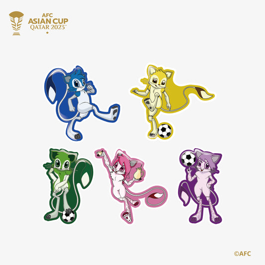 Mascot Magnets (5 in 1 set) - AFC23-MT-0004