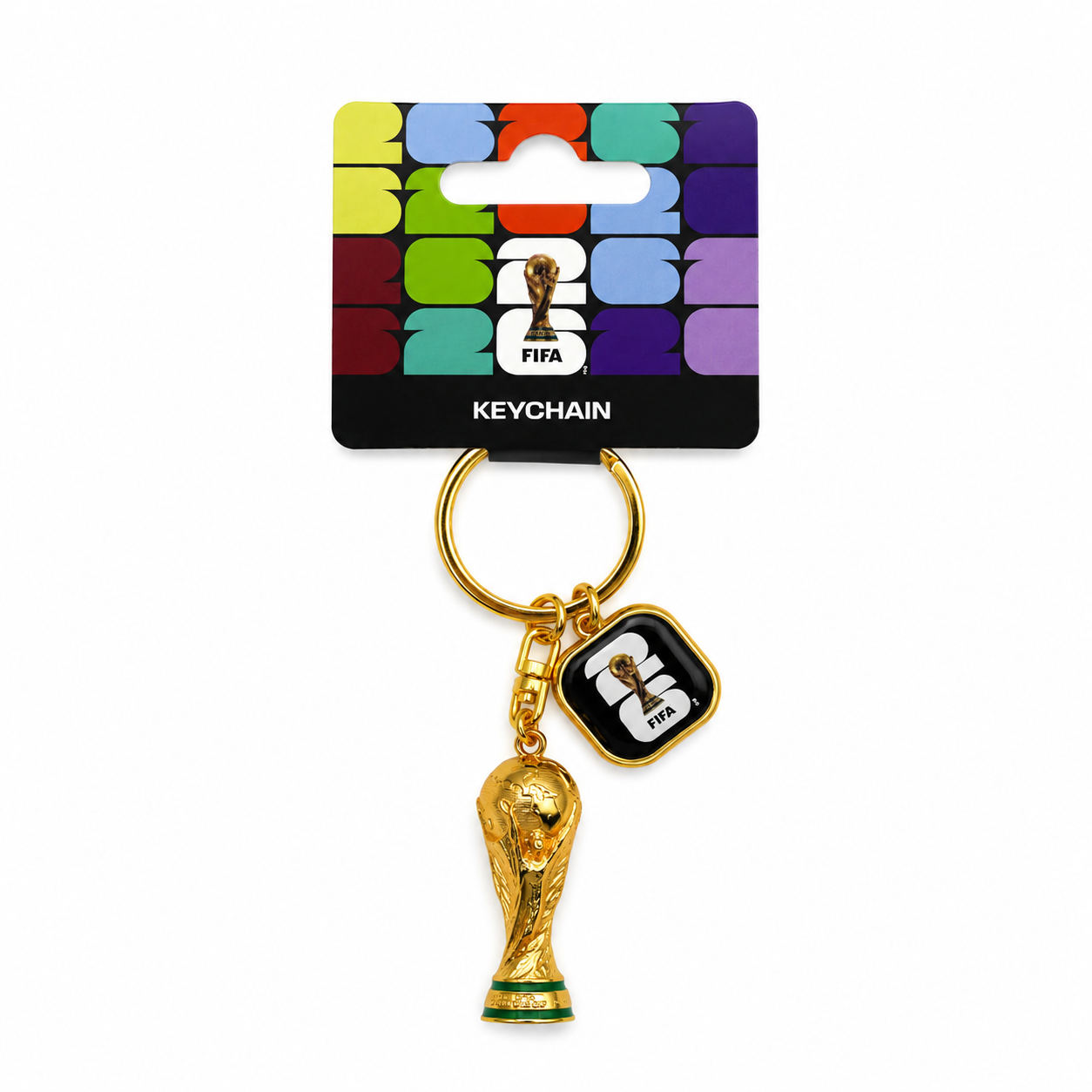 FWC 2026 3D Trophy with Emblem Keychain
