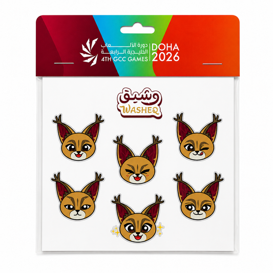 GCC '26 Games Sticker Pack