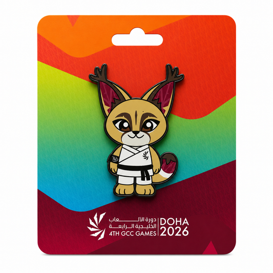 GCC '26 Games Mascot Magnet - Karate