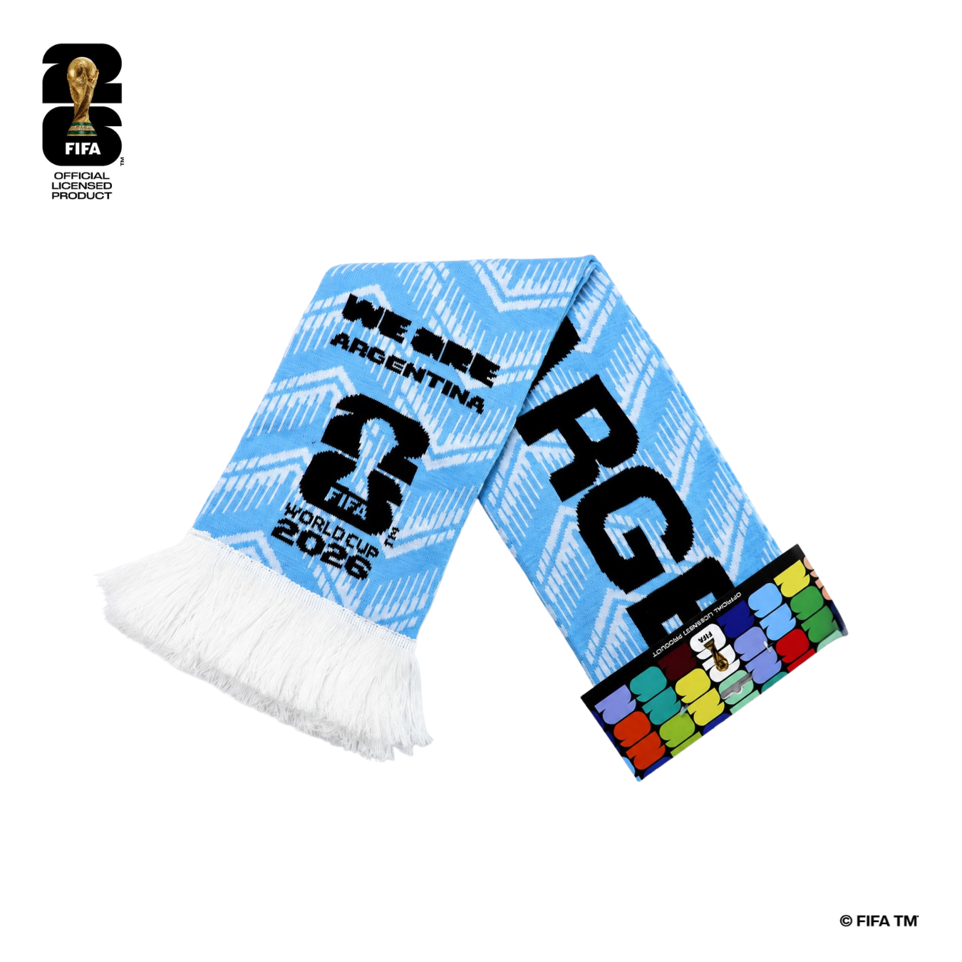 FIFA World Cup 2026™️ Official Licensed Product | Scarf Argentina