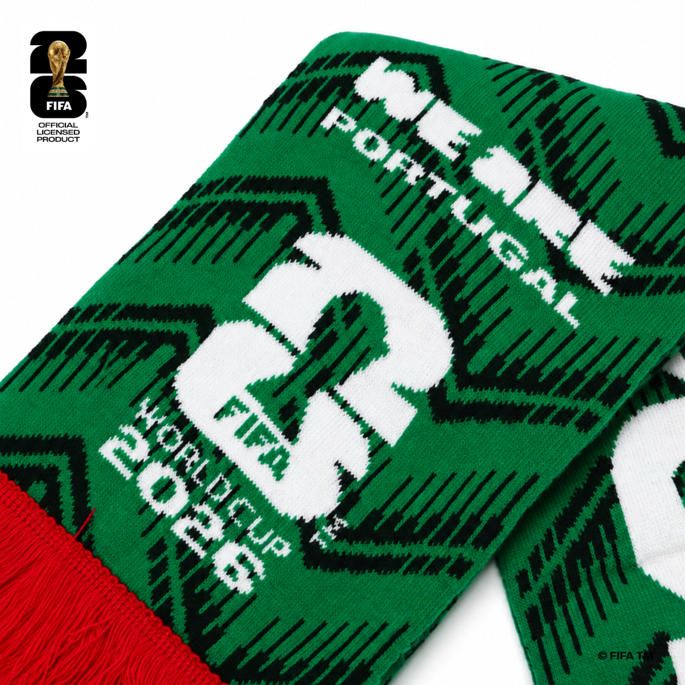 FIFA World Cup 2026™️ Official Licensed Product | Scarf Portugal