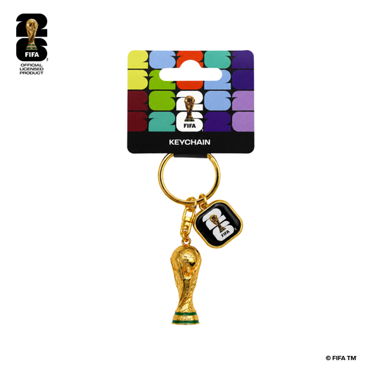 FWC 26 3D Trophy with Emblem Keychain