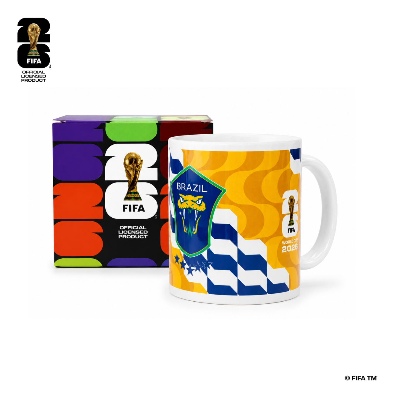 FIFA World Cup 2026™️ Official Licensed Product | Ceramic Mug Brazil
