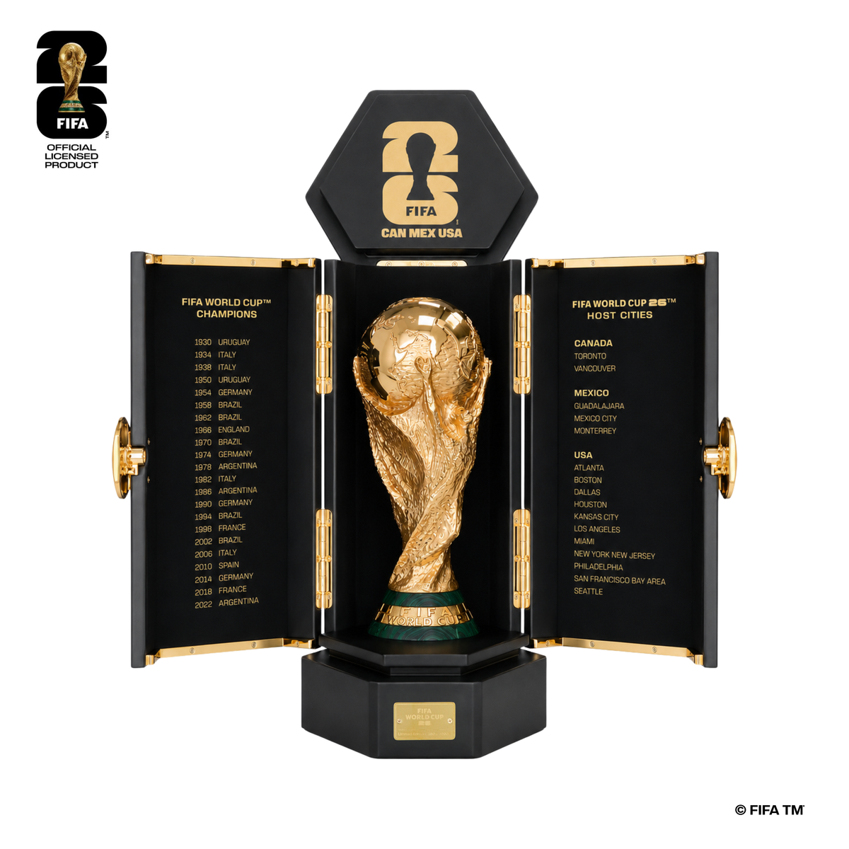 Limited Edition Trophy Replica 26cm & Premium Box with Certificate