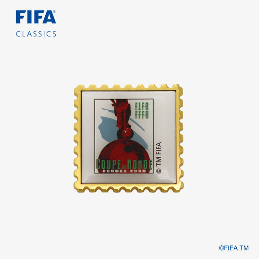 Historical Pin with FIFA classic blue package