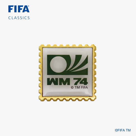 Historical Pin with FIFA classic blue package