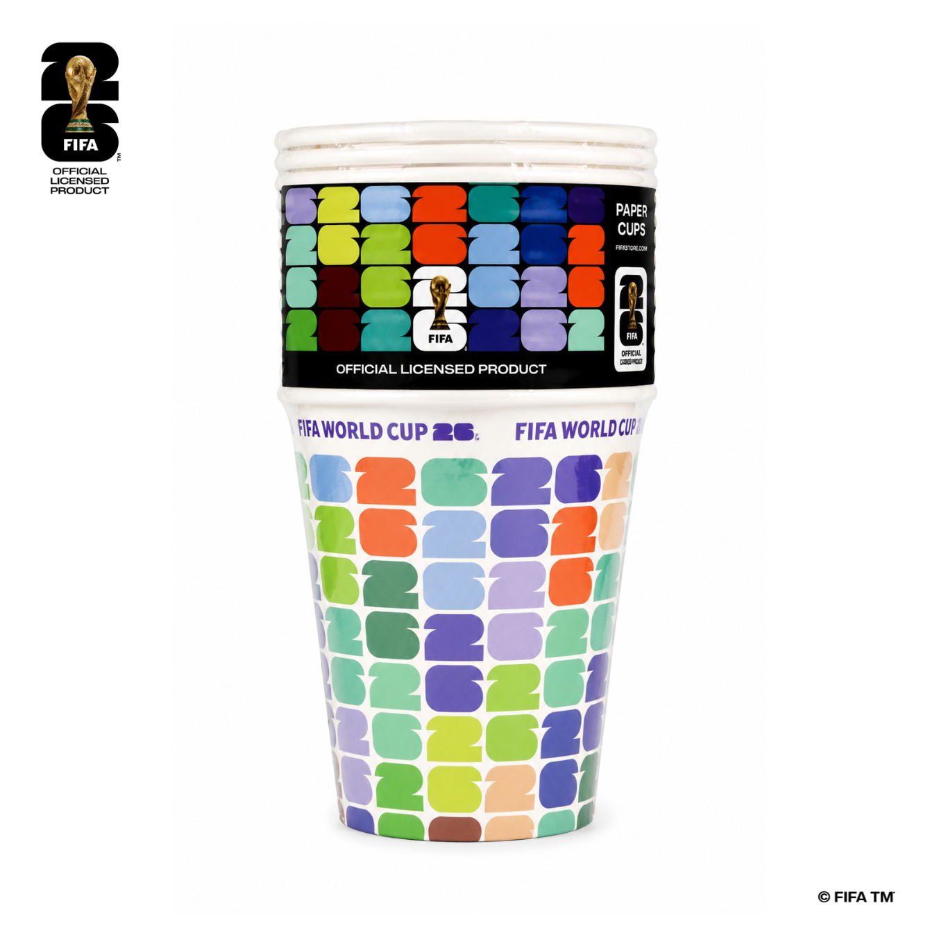 FIFA World Cup 2026™️ Official Licensed Product | Paper Cup Set