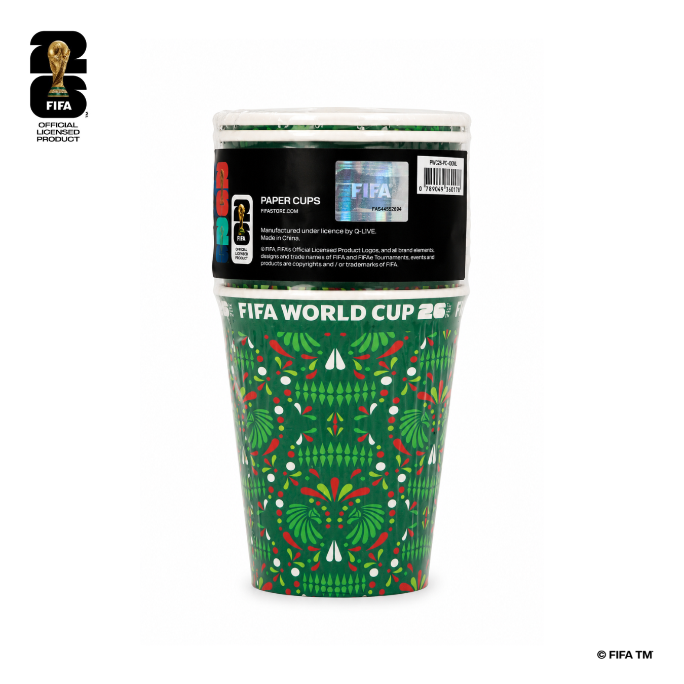FIFA World Cup 2026™️ Official Licensed Product | 10 Paper Cup Set