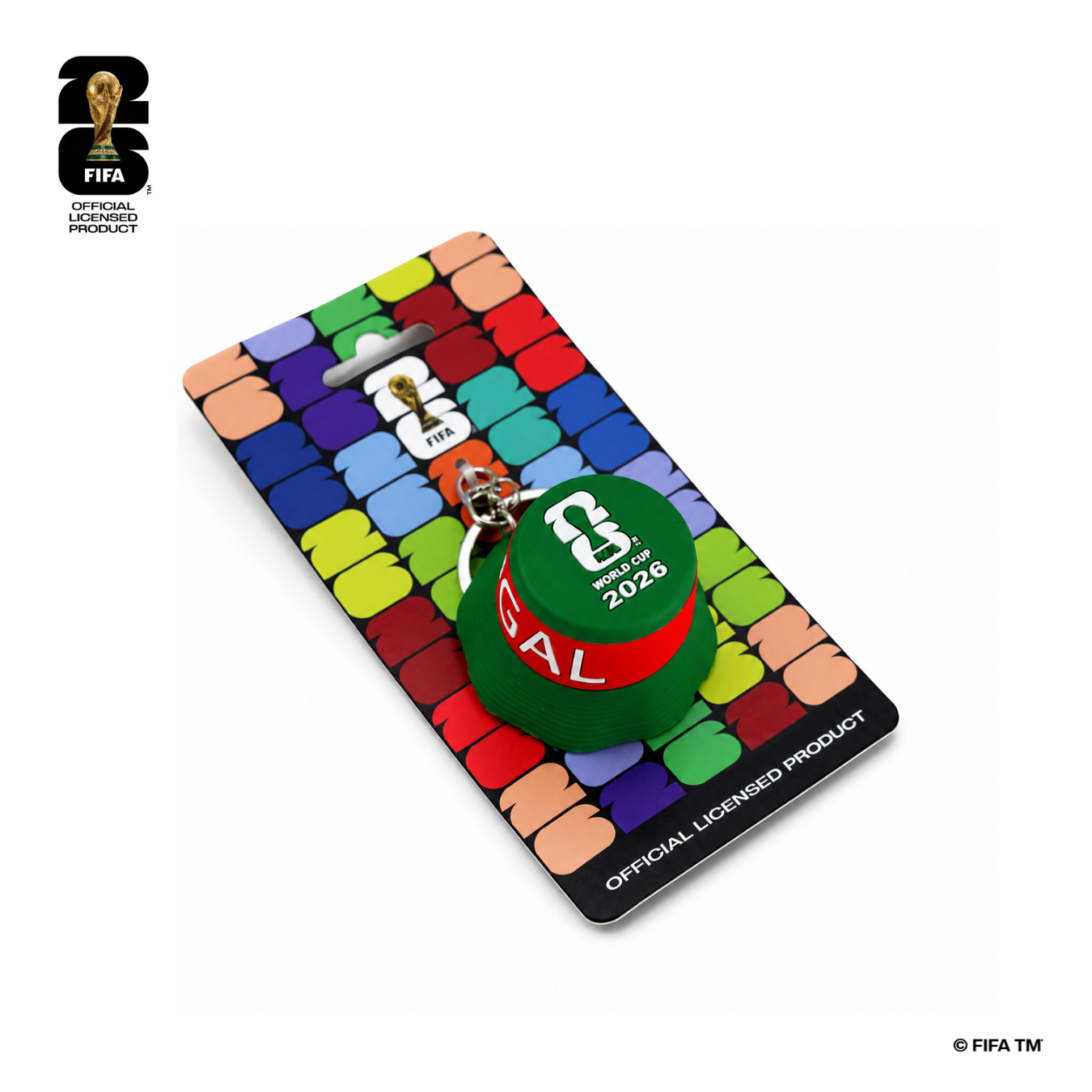 FIFA World Cup 2026™️ Official Licensed Product | Bucket Hat Bottle Opener Keychain - Portugal