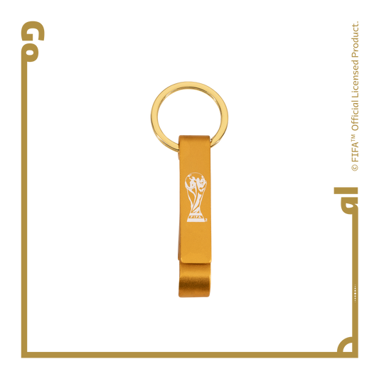 2D Trophy Keychain with Bottle Opener