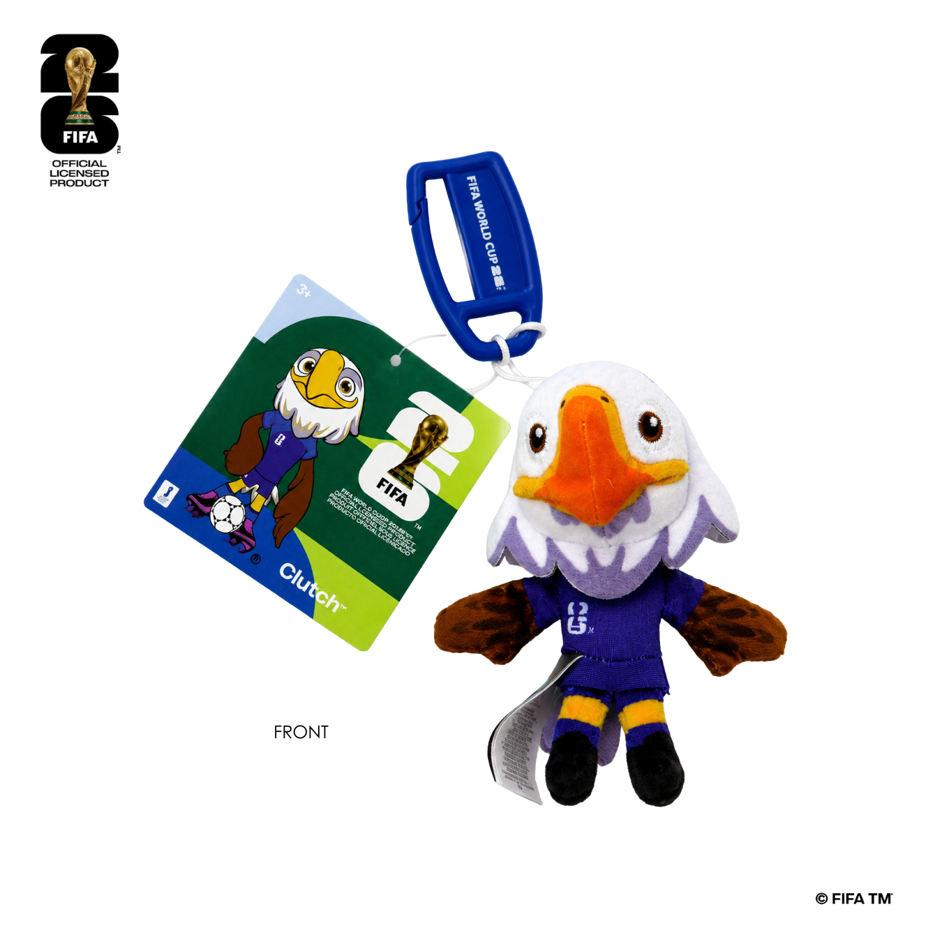 FIFA World Cup 2026™️ Official Licensed Product | Plush Mascot USA Keychain