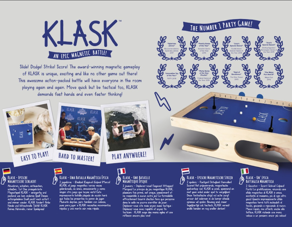 KLASK TABLE GAME