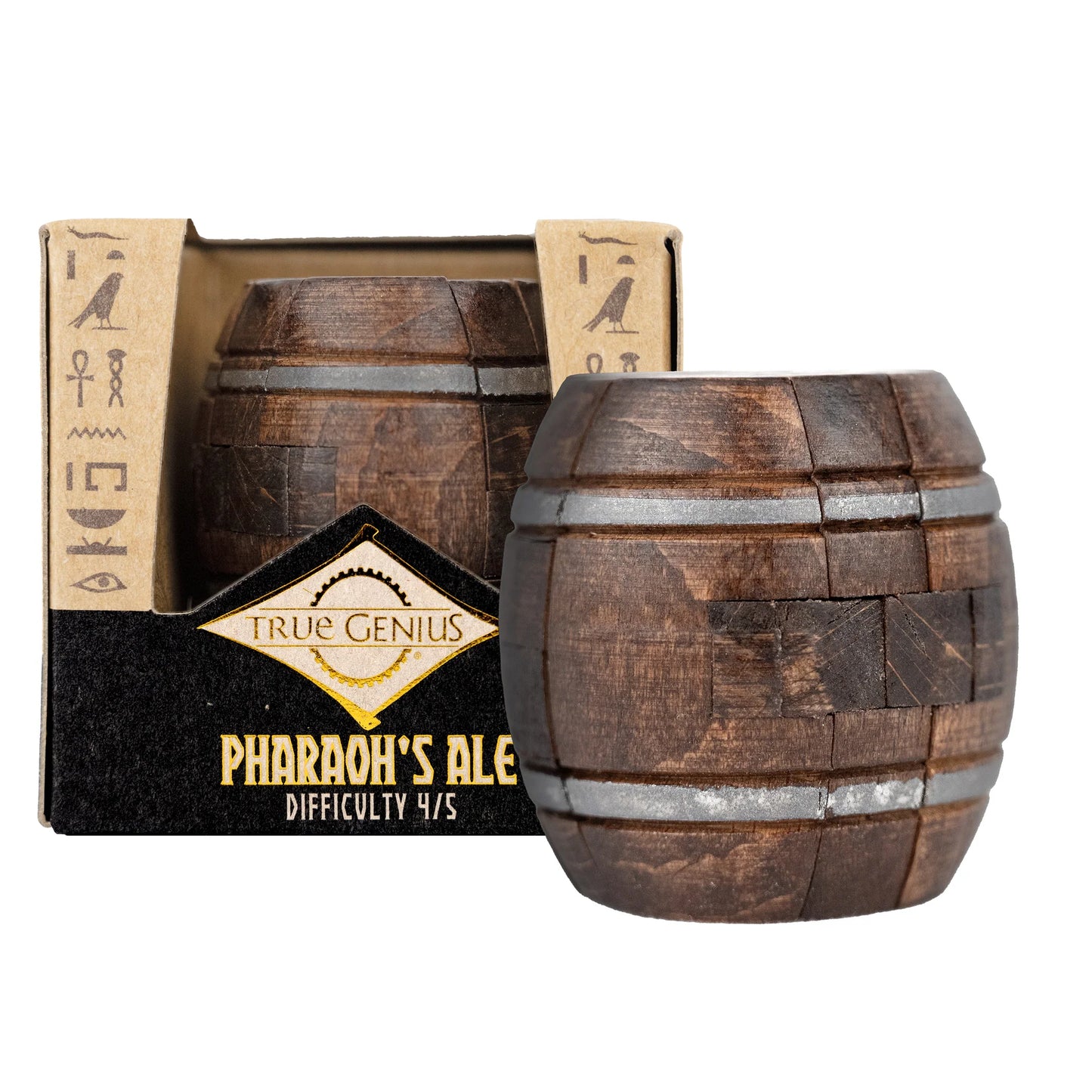 True Genius: Pharaoh's Ale - Interlocking Barrel Brainteaser