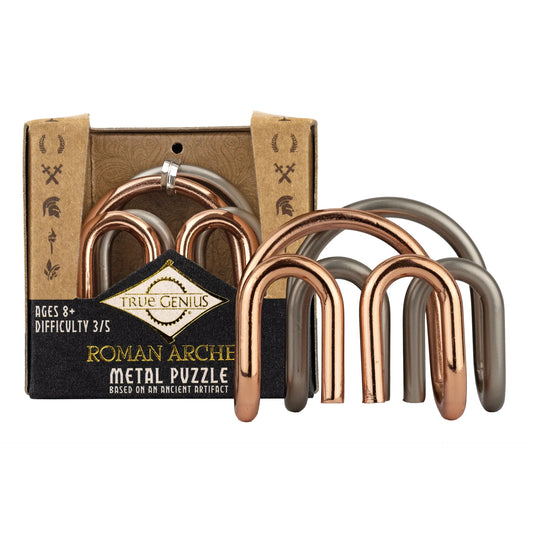 True Genius: Roman Arches - Interlocking Metal Puzzle