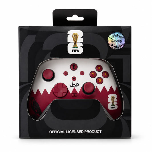 FIFA World Cup 2026™️ Official Licensed Product | AURORA+ Wireless Controller for Switch2*&1, PC, Android and IOS - Qatar