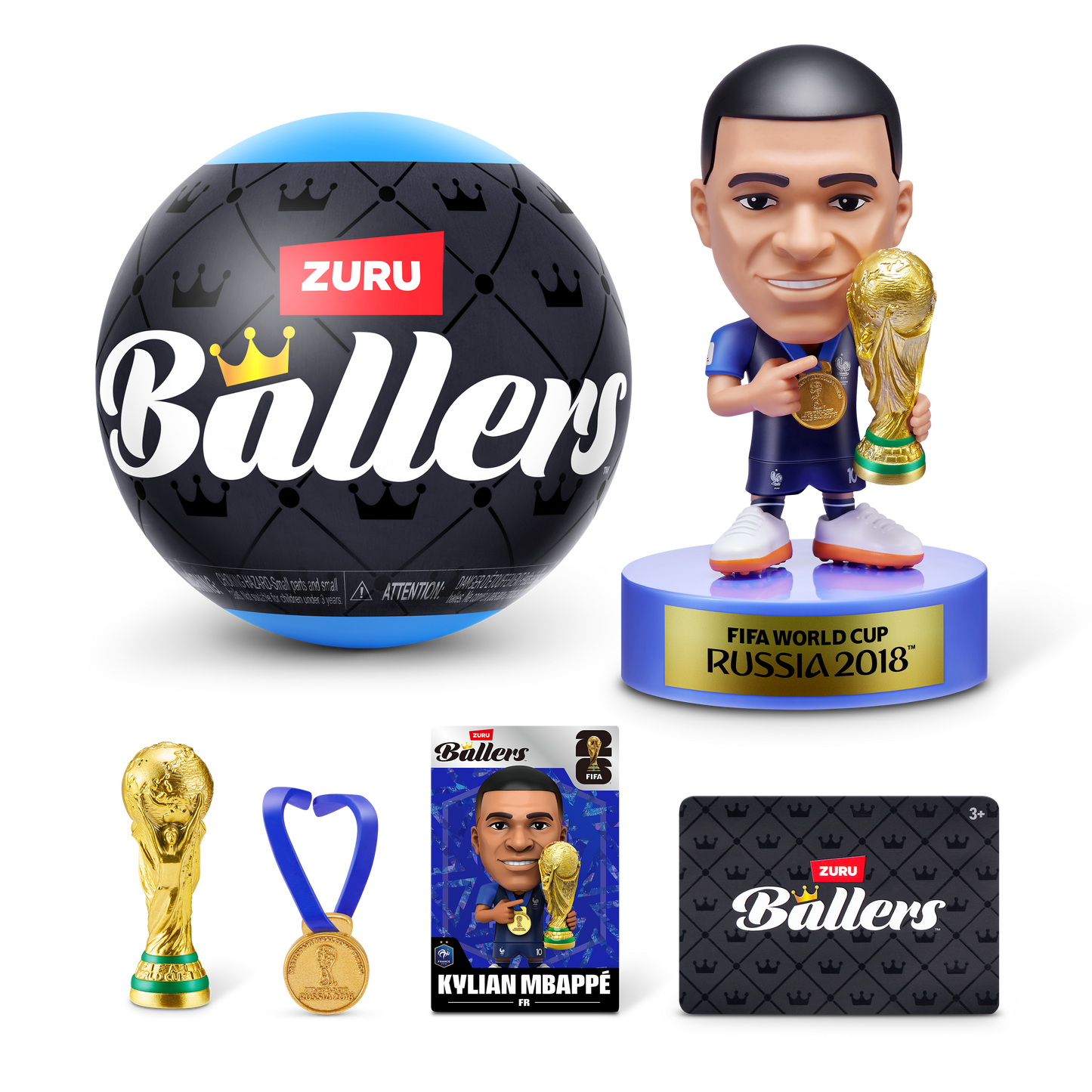 FIFA World Cup 2026™ Ballers Series– Official Licensed Product Surprise Unboxing Soccer Collectible Sports Toy, Ages 3+
