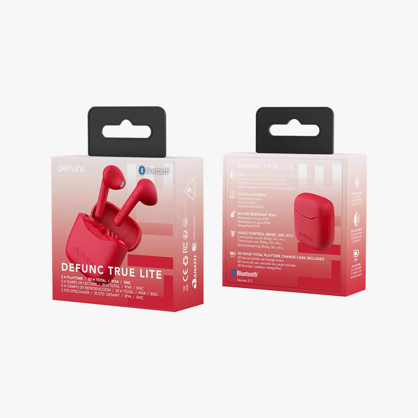 Defunc True Lite - Red