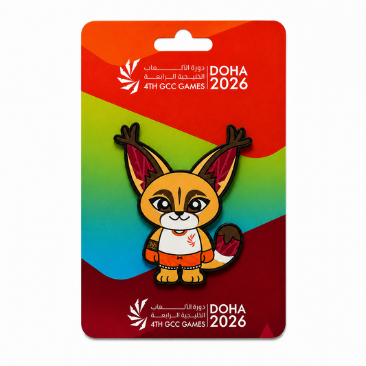 GCC '26 Games Mascot Magnet - Boxing
