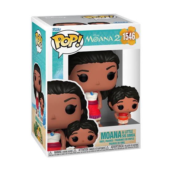 Pop & Buddy! Disney: Moana 2  Moana & Little Sis Simea