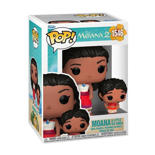 Pop & Buddy! Disney: Moana 2  Moana & Little Sis Simea