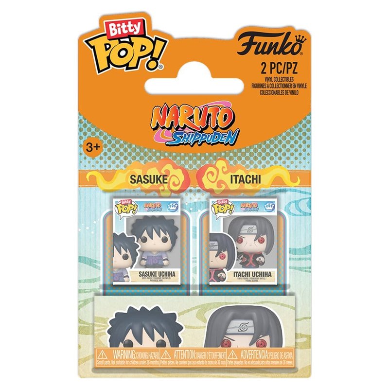 Bitty Pop! Animation: Naruto Shippuden - Sasuke & Itachi 2Pk