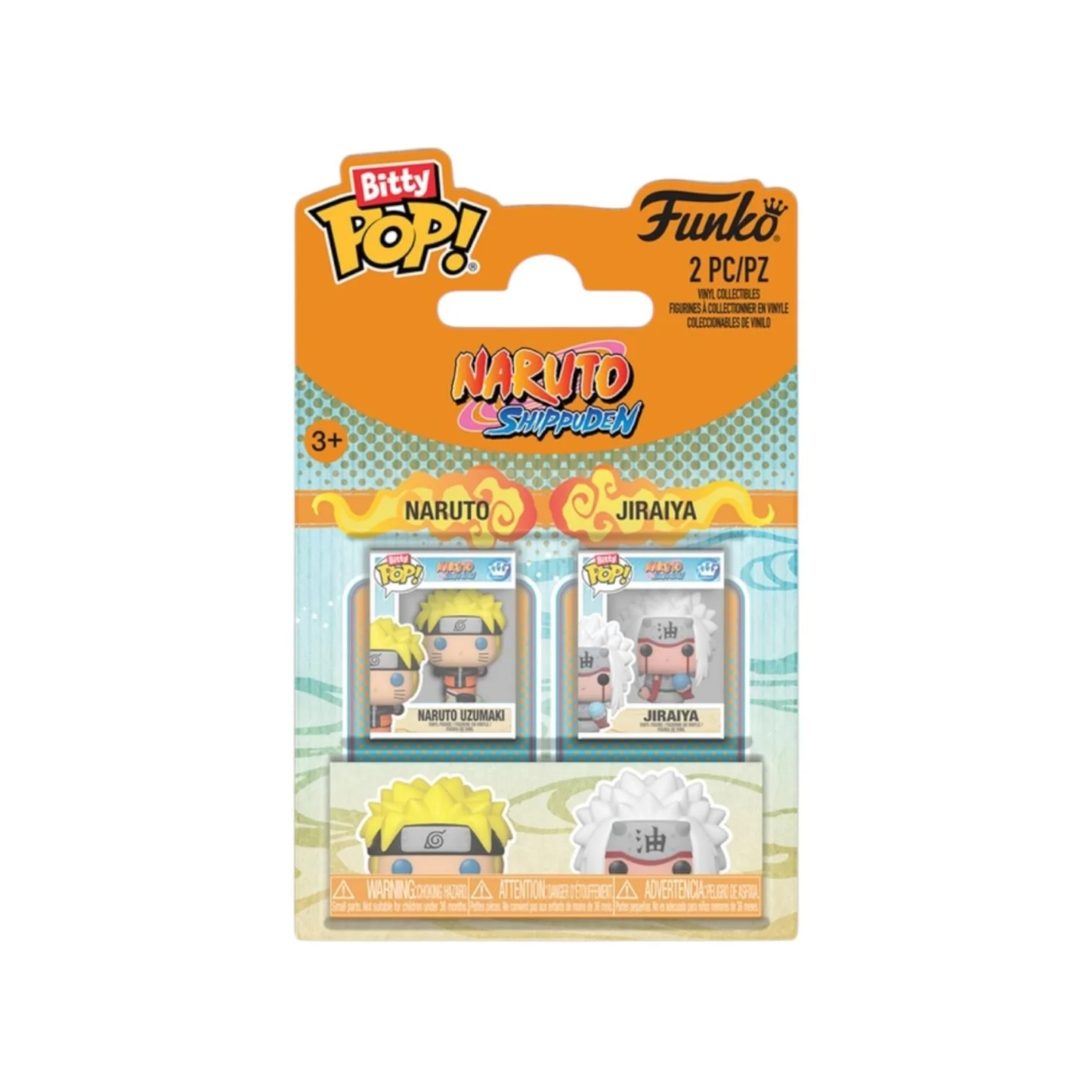 Bitty Pop! Animation: Naruto Shippuden - Naruto & Jiraiya 2Pk