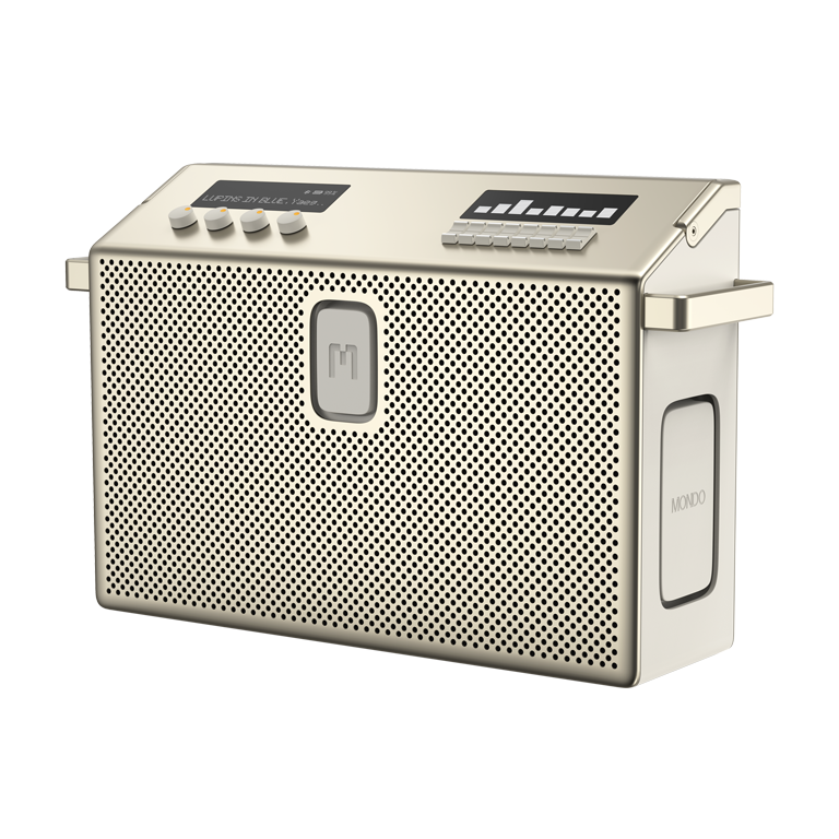 Mondo by Defunc Speaker Large - Greige – Q-Live Mondo by Defunc Speaker Large - Greige – Q-Live