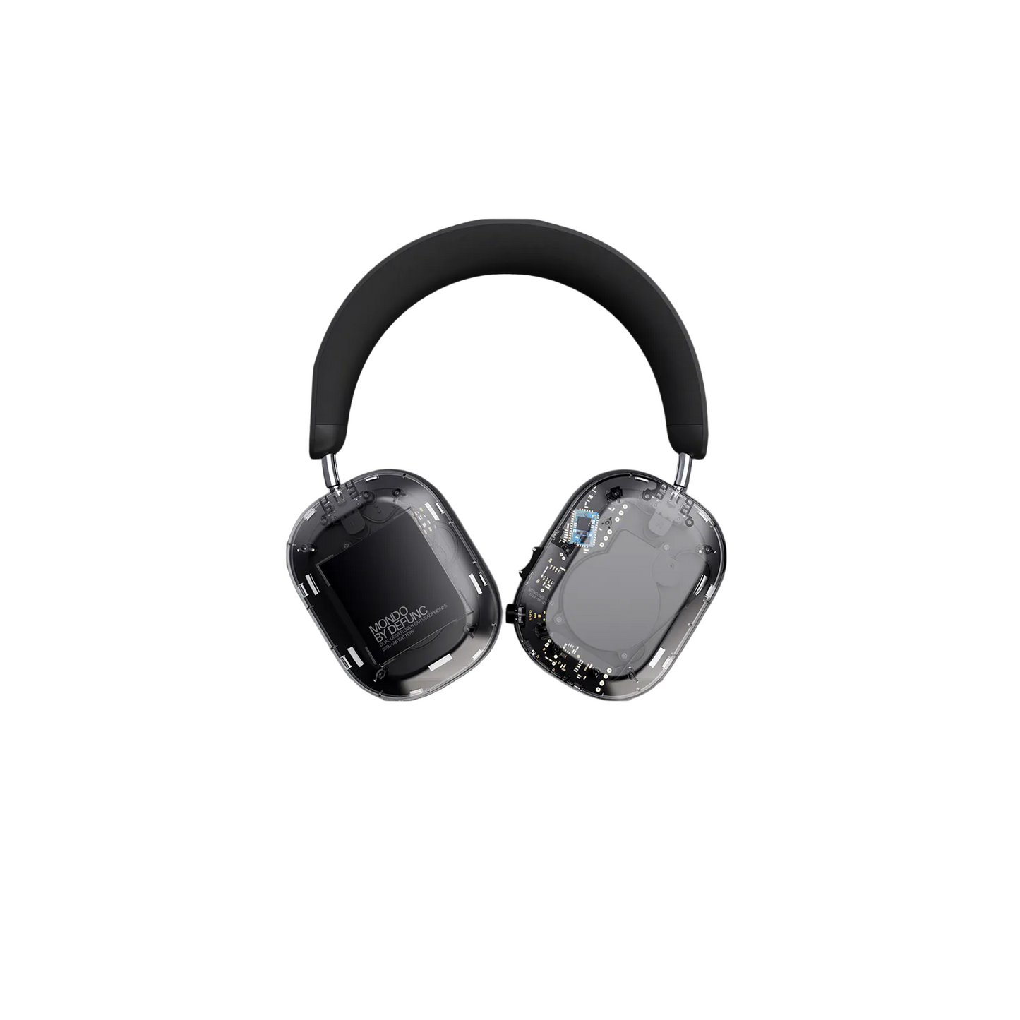 Mondo by Defunc Headphone - Over-Ear - Transparent – Q-Live Mondo by Defunc Headphone - Over-Ear - Transparent – Q-Live