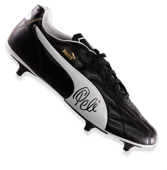 Pele Signed Puma King Boot
