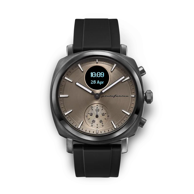 SENSO SPORT – DARK GREY CASE, BROWN DIAL AND BLACK FKM STRAP